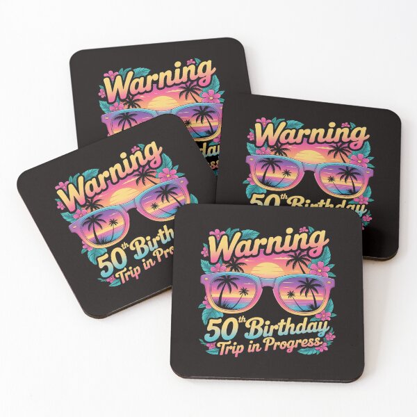Item preview, 50 Years Old Warning 50th Birthday Trip In Progress designed and sold by RatCurry.