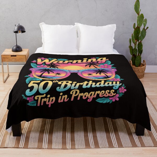 Item preview, 50 Years Old Warning 50th Birthday Trip In Progress designed and sold by RatCurry.