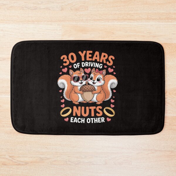 Item preview, 30th Wedding Anniversary 30 Years Of Driving Each Other Nuts designed and sold by RatCurry.