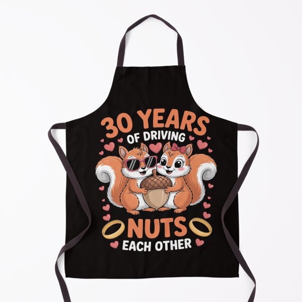 Item preview, 30th Wedding Anniversary 30 Years Of Driving Each Other Nuts designed and sold by RatCurry.