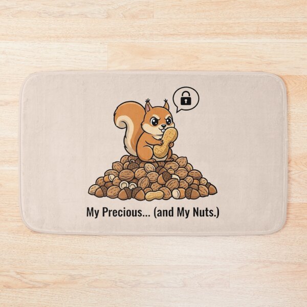 Item preview, My Precious… (and My Nuts!) – Funny Squirrel Holding Nuts Meme designed and sold by Whisky1111.