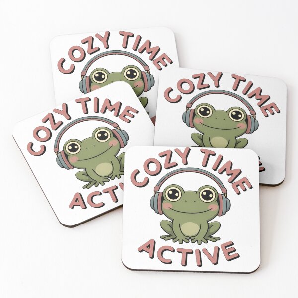 Item preview, Cozy Time | Active Gamer Frog designed and sold by JacobyBrinks.