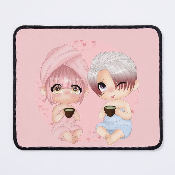 Item preview, Luce & Damien — Anniversary Spa Chibi designed and sold by Shizukodrawing.