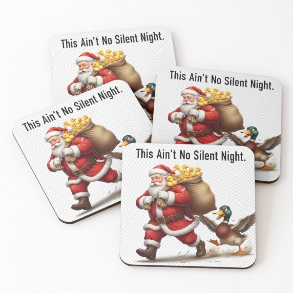 Item preview, "This Ain't No Silent Night!" | Santa's Duckling Heist on the Run! designed and sold by Studiocolors.