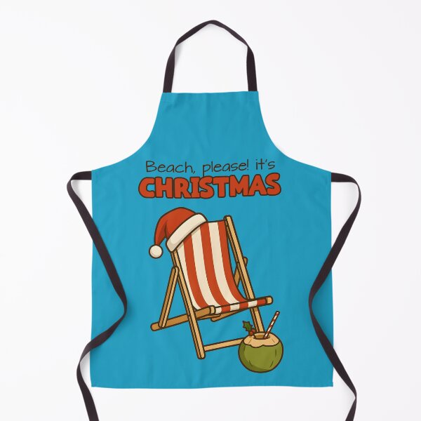 Item preview, Beach, Please! It’s Christmas – Tropical Holiday Chair Illustration designed and sold by Sea Gem.