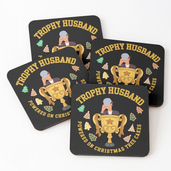 Item preview, Trophy Husband Powered on Christmas Tree Cakes Shirt – Funny Matching Couple Christmas Set designed and sold by AnaPixMar.