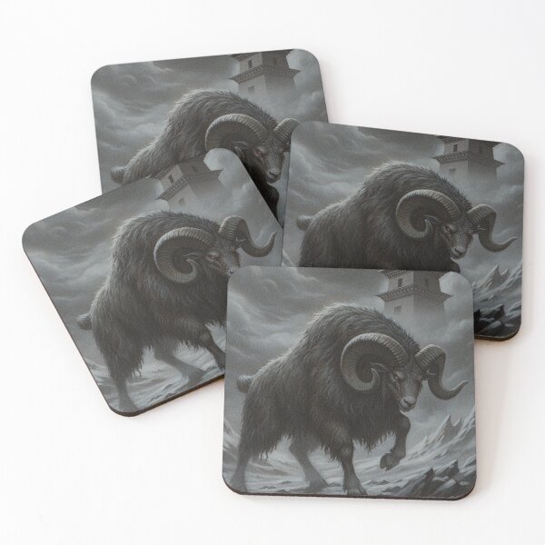 Item preview, Shadow Ram in the Mountains of Tibet designed and sold by NumpaUunt.