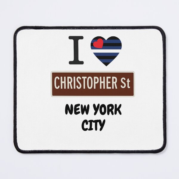 Item preview, Christopher Street New York Leatherman flag designed and sold by JETSETPRIDE.