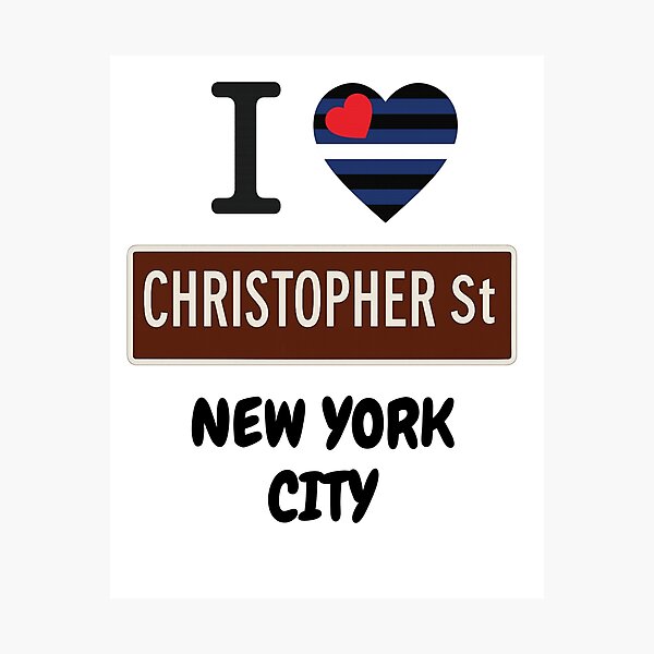 Item preview, Christopher Street New York Leatherman flag designed and sold by JETSETPRIDE.