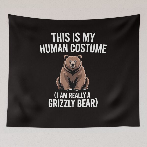 Item preview, This Is My Human I'm Really A Grizzly Bear designed and sold by LapFemile.