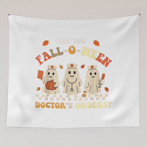 Item preview, Are You Fall-O-Ween Ready? Doctor Nurse Halloween designed and sold by Hili1978.