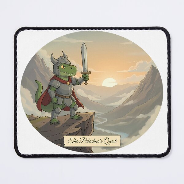 Artikelvorschau, Die Suche des Paladins | Brave Adventure Artwork entworfen und verkauft von Pets & Memes & Stuff.