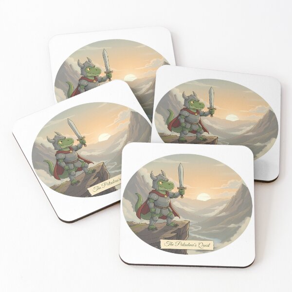 Item preview, The Paladino's Quest | Brave Adventure Artwork designed and sold by Pets & Memes & Stuff.