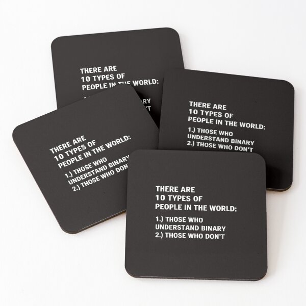 Item preview, Ten Types Of People Understand Binary Math Joke designed and sold by LapFemile.