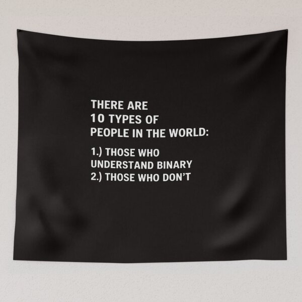 Item preview, Ten Types Of People Understand Binary Math Joke designed and sold by LapFemile.