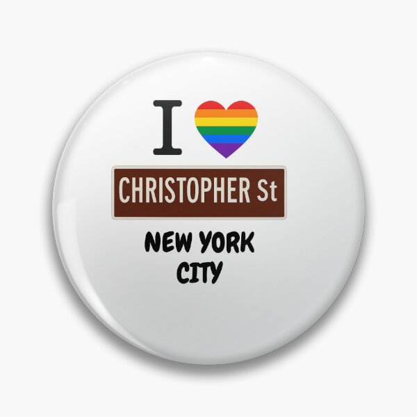 Item preview, Christopher Street New York Rainbow Pride Flag designed and sold by JETSETPRIDE.