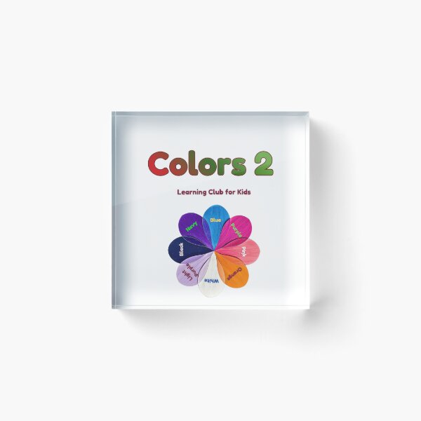 Item preview, Colors 2 – Learning Club for Kids designed and sold by AME Kids Designs.