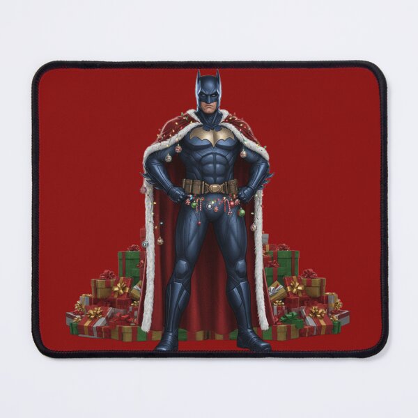 Item preview, Holiday Superhero with Gift Pile – Christmas Power Illustration designed and sold by UniqueArtsOnly.