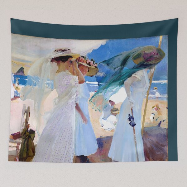 Item preview, Joaquin Sorolla - Under the Awning at Zarautz designed and sold by Jon-Baran.