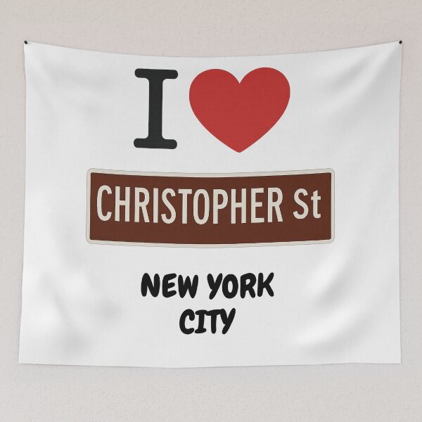 Item preview, Christopher Street New York bear flag  designed and sold by JETSETPRIDE.
