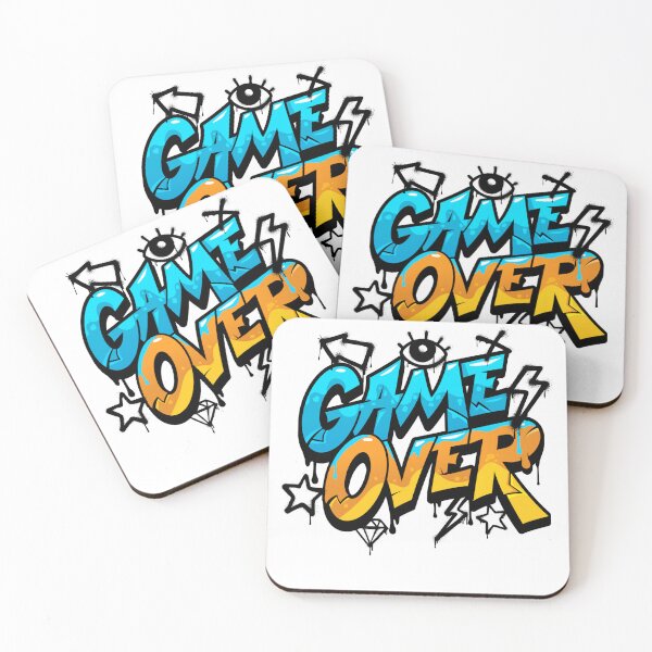 Item preview, Retro Game Over Graphic Tee designed and sold by BRIXAMY.