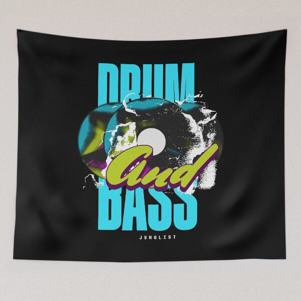 Item preview, Drum And Bass - DNB Vinyl Life (Light blue)  designed and sold by Discothreadz.