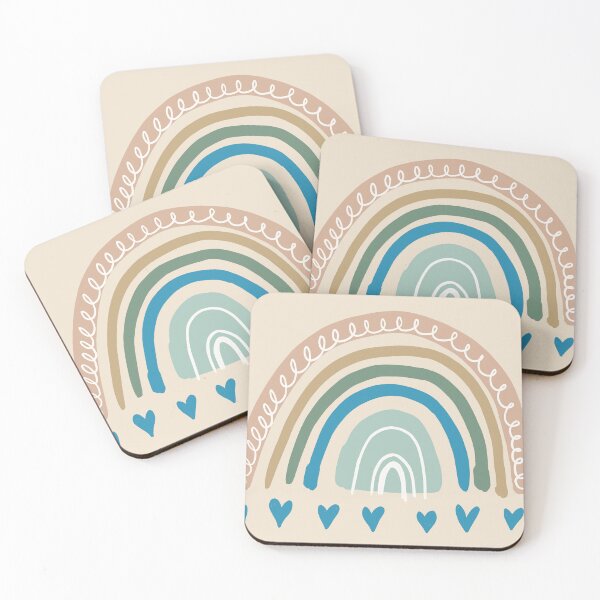 Item preview, Muted rainbow, neutral colors for aesthetic babies designed and sold by CecyLL.