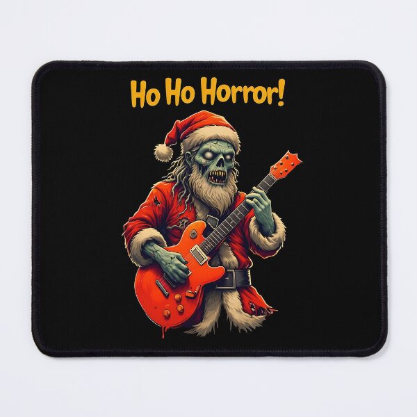 Item preview, Zombie Santa Claus Playing Guitar - Ho Ho Horror designed and sold by NightTimeJ.