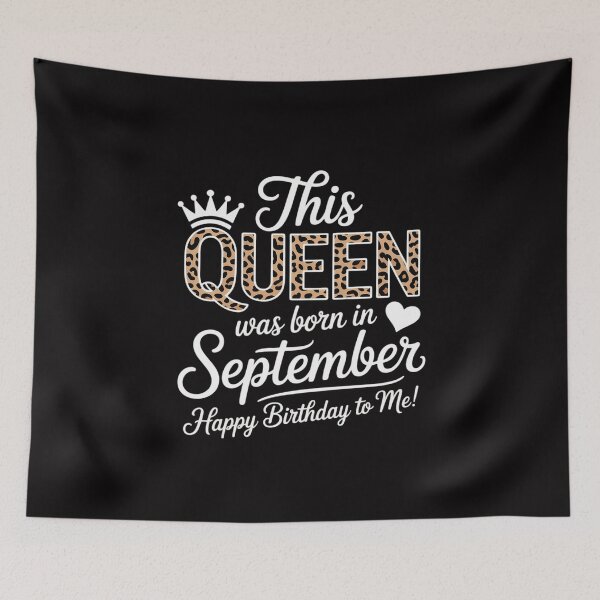 Item preview, This Queens Was Born In September Cute Birthday Women Girls designed and sold by MuteElevent.