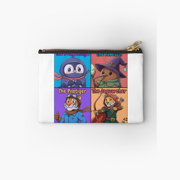 Item preview, RPG Animals Party 4  | Fantasy Quartet Illustration  designed and sold by Pets & Memes & Stuff.