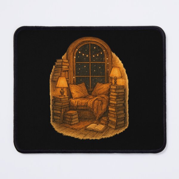 Item preview, Cozy Nighttime Book Nook designed and sold by Paninides.