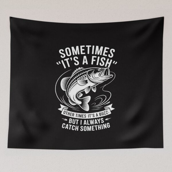 Item preview, Sometimes it's a Fish - Fishing & Angler Joke designed and sold by MuteElevent.