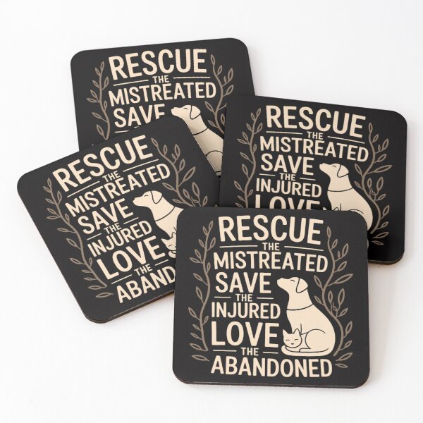 Item preview, Rescue Save Love - Cute Animal Rescue Dog Cat Lovers designed and sold by MuteElevent.