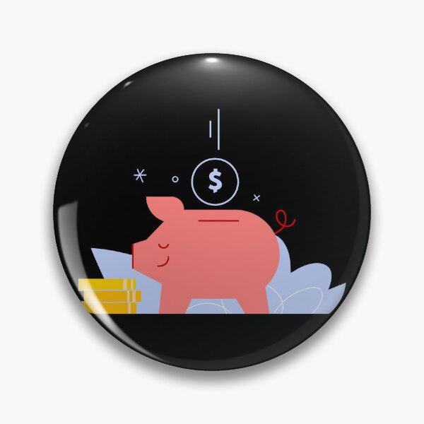 Item preview, Cute Piggy Bank designed and sold by WokeBespoke.