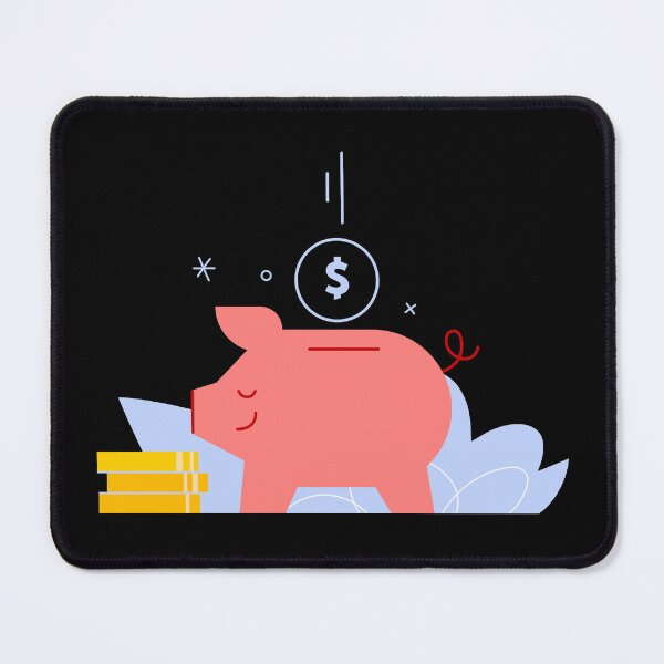 Item preview, Cute Piggy Bank designed and sold by WokeBespoke.