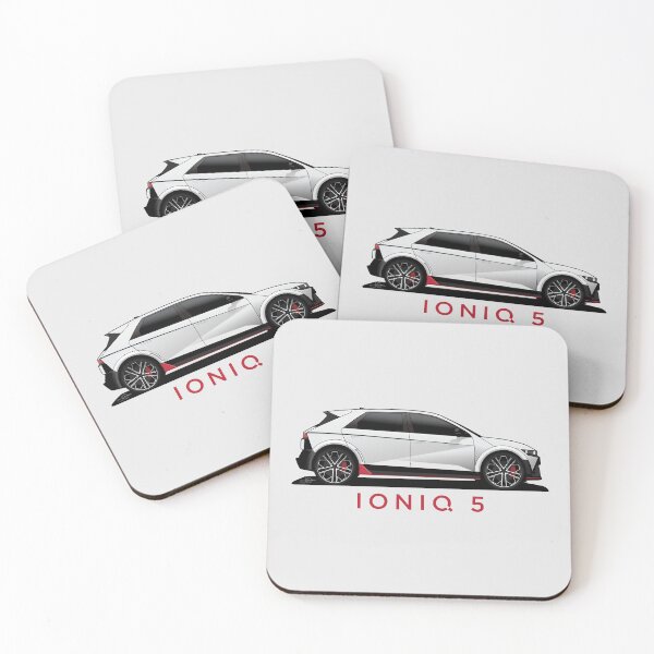 Item preview, Ioniq 5 N line White illustration designed and sold by blackdogshop.