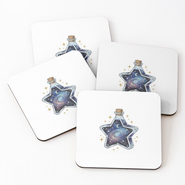 Item preview, Starry Galaxy Potion Bottle Sticker designed and sold by GingyB.