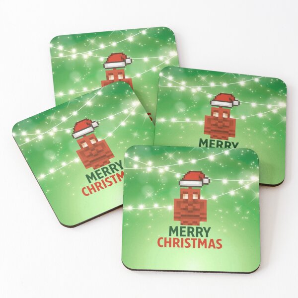 Item preview, Adorable Minecraft Copper Golem Christmas Cheer designed and sold by LyssasMindArt.