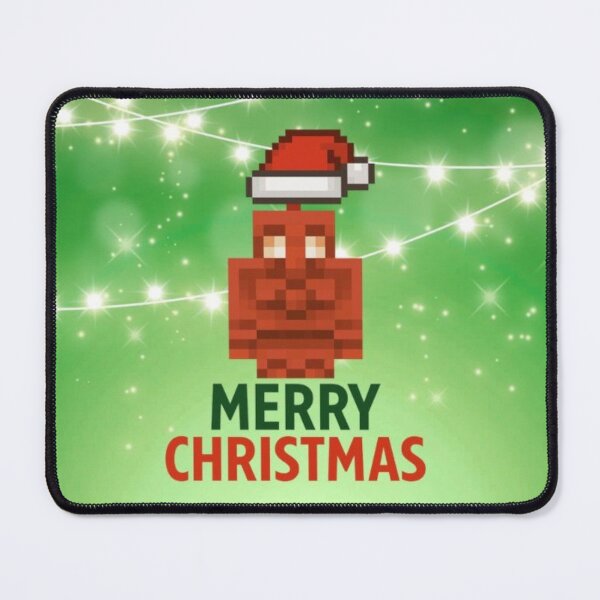 Item preview, Adorable Minecraft Copper Golem Christmas Cheer designed and sold by LyssasMindArt.