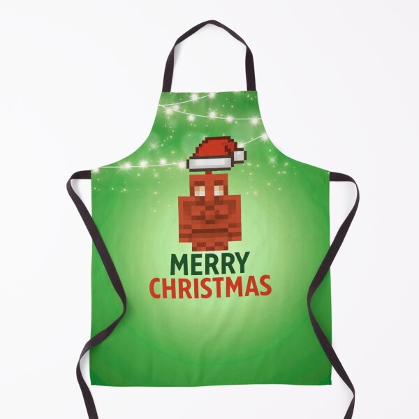 Item preview, Adorable Minecraft Copper Golem Christmas Cheer designed and sold by LyssasMindArt.