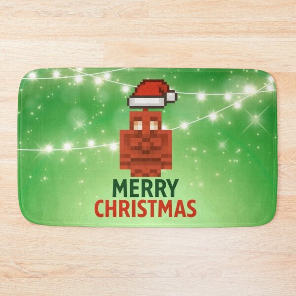 Item preview, Adorable Minecraft Copper Golem Christmas Cheer designed and sold by LyssasMindArt.
