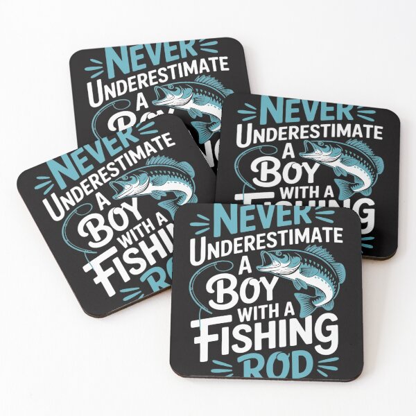 Item preview, Never Underestimate A Boy With A Fishing Rod Angling designed and sold by MuteElevent.