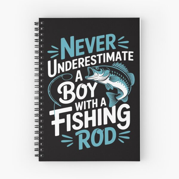 Item preview, Never Underestimate A Boy With A Fishing Rod Angling designed and sold by MuteElevent.