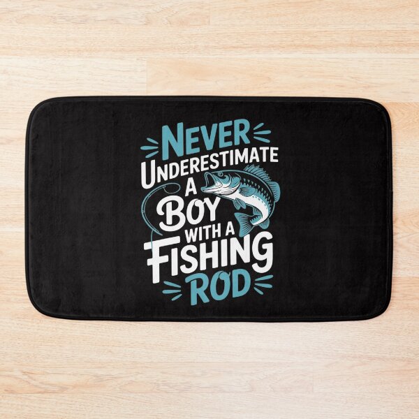 Item preview, Never Underestimate A Boy With A Fishing Rod Angling designed and sold by MuteElevent.