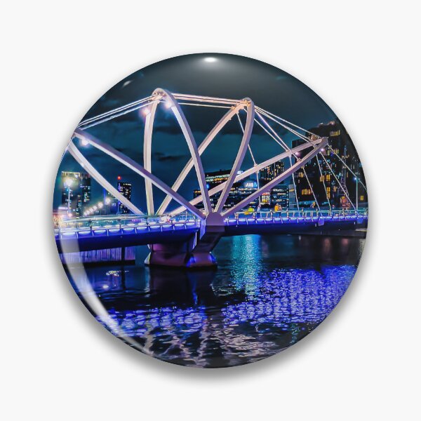 Item preview, Nightime Reflections at the Seafarers Bridge - Melbourne, Victoria, Australia designed and sold by Steven Jodoin.