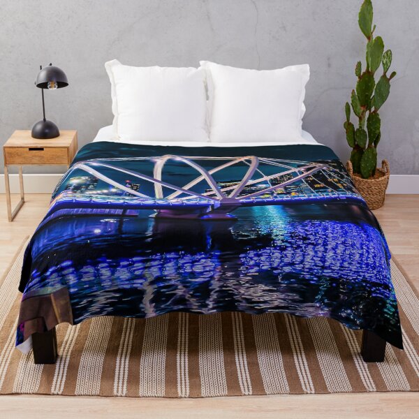 Item preview, Nightime Reflections at the Seafarers Bridge - Melbourne, Victoria, Australia designed and sold by Steven Jodoin.
