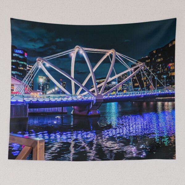 Item preview, Nightime Reflections at the Seafarers Bridge - Melbourne, Victoria, Australia designed and sold by Steven Jodoin.