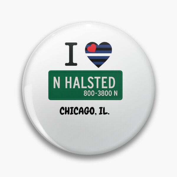 Item preview, North Halsted Boystown Chicago Gay designed and sold by JETSETPRIDE.