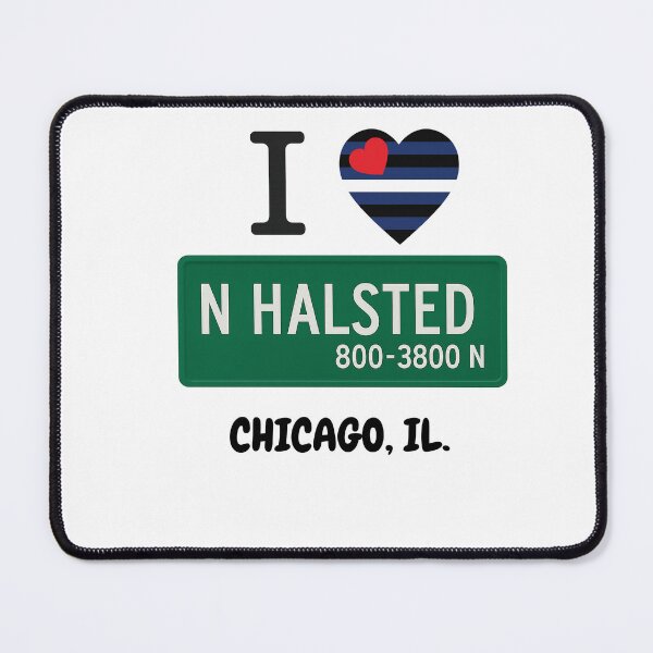 Item preview, North Halsted Boystown Chicago Gay designed and sold by JETSETPRIDE.
