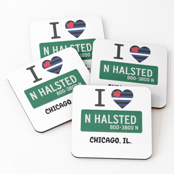 Item preview, North Halsted Boystown Chicago Gay designed and sold by JETSETPRIDE.